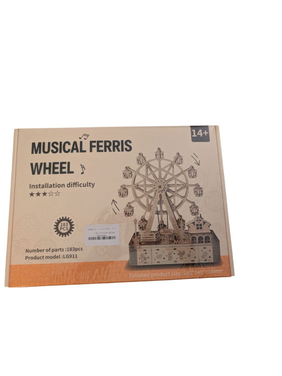 Unbranded Other - Musical Ferris Wheel Building Set One Size Brown